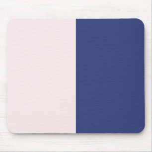 Alfombrilla De Ratón Azul Marino y Bloques de Color Vertical Rosa