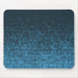 Alfombrilla De Ratón Azul, moderno, retro, fresco, moderno patrón de pu