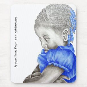 Alfombrilla De Ratón Azul Mousepad de Shemiah