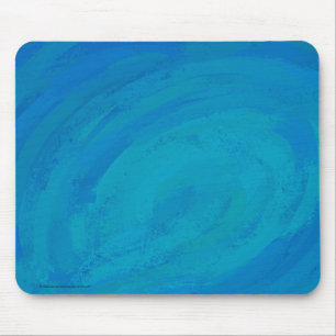 Alfombrilla De Ratón Azul océano pintado
