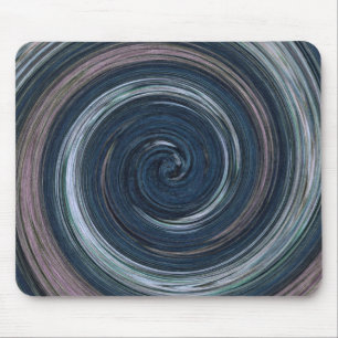 Alfombrilla de ratón azul oscuro abstracto giro es