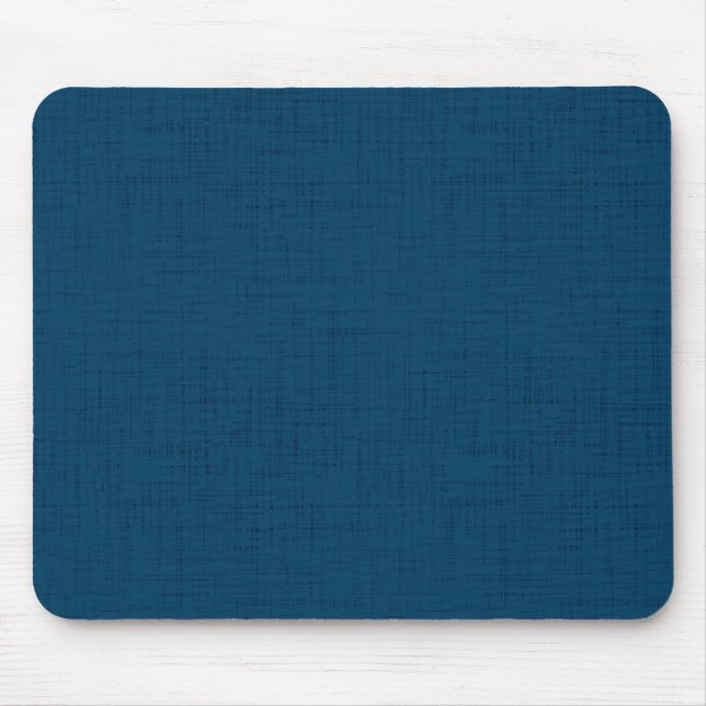 Alfombrilla De Ratón Azul oscuro marino texturado (Frente)