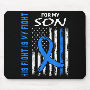 Alfombrilla De Ratón Azul, su lucha es mi lucha contra la diabetes.
