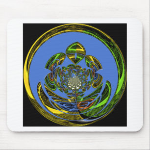 Alfombrilla De Ratón Azul tradicional