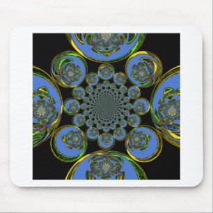 Alfombrilla De Ratón Azul vintage