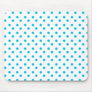 Alfombrilla De Ratón Azul y blanco puntea Mousepad