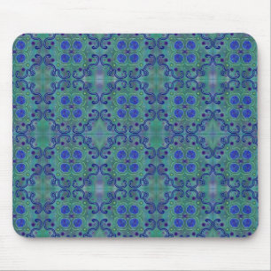 Alfombrilla De Ratón Azul y verde