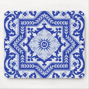 Alfombrilla De Ratón Azulejo Vintage