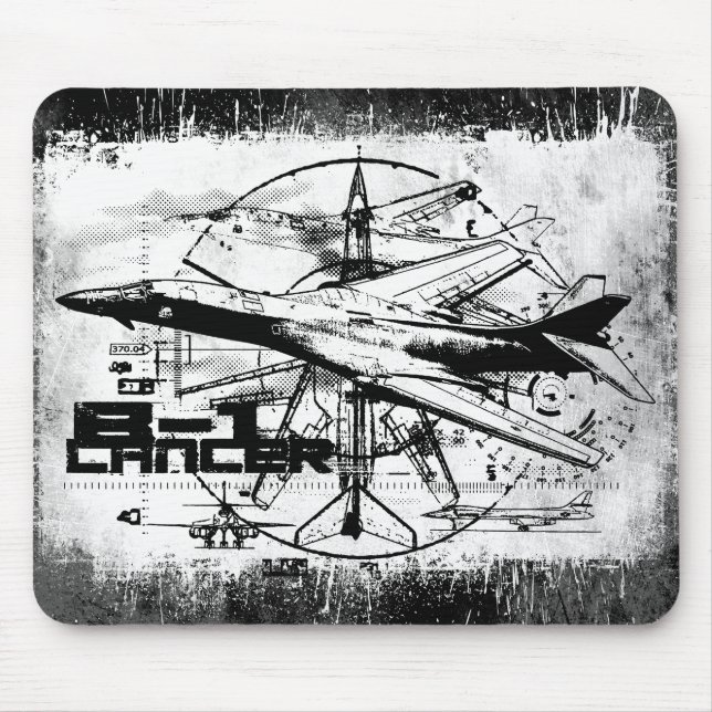 Alfombrilla De Ratón B-1 Lancer Mousepad (Frente)