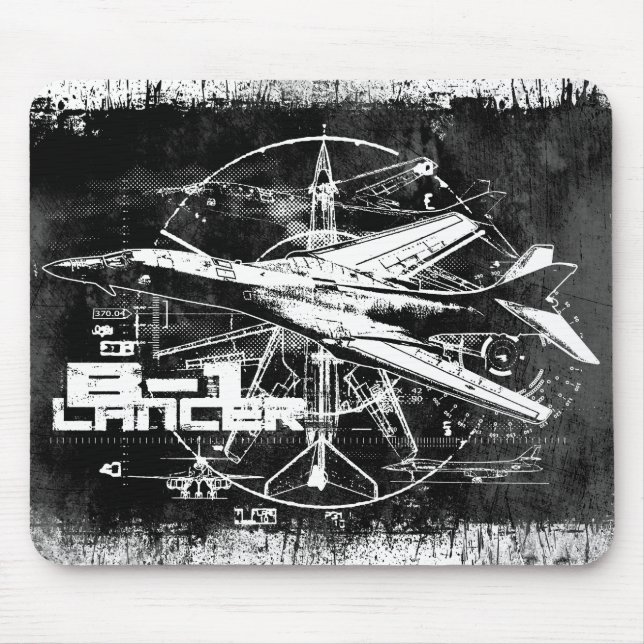Alfombrilla De Ratón B-1 Lancer Mousepad (Frente)