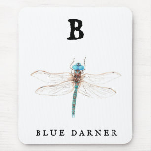 Alfombrilla De Ratón "B" Blue Darner