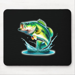 Alfombrilla De Ratón B Fish Jumng Comfort Colors Adulto de Peso Pesado