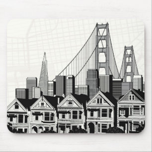 Alfombrilla De Ratón B&W San Francisco California