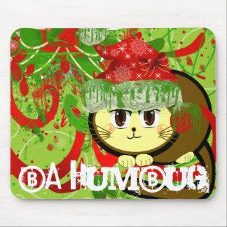 Alfombrilla De Ratón Ba Humbug Cat - Personalizado