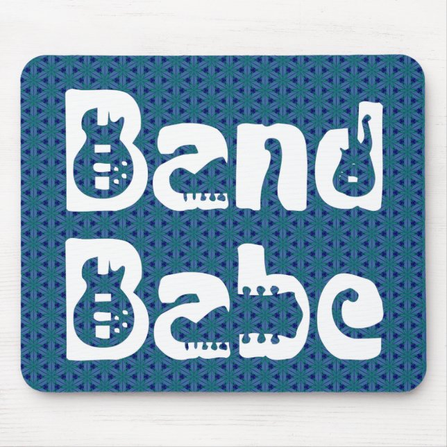 Alfombrilla De Ratón Babe de banda (Frente)