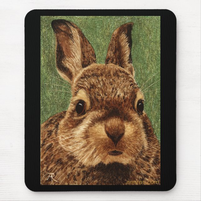 Alfombrilla De Ratón Baby Cottontail Rabbit Mousepad (Frente)