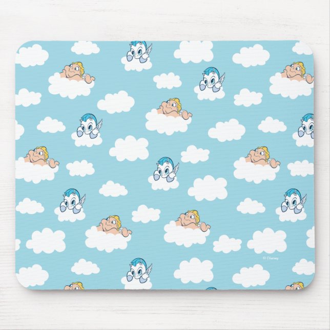 Alfombrilla De Ratón Baby Hercules and Pegasus Cloud Pattern Mouse Pad (Frente)
