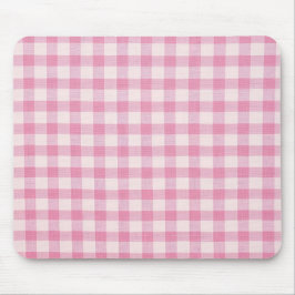Alfombrilla De Ratón Baby Pink Gingham