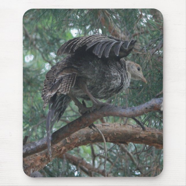 Alfombrilla De Ratón Baby Turkey Mousepad (Frente)