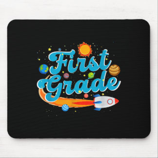 Alfombrilla De Ratón Back to school outer space teacher first grade