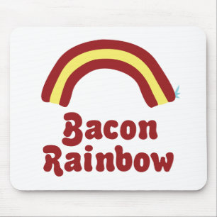 Alfombrilla De Ratón Bacon Rainbow
