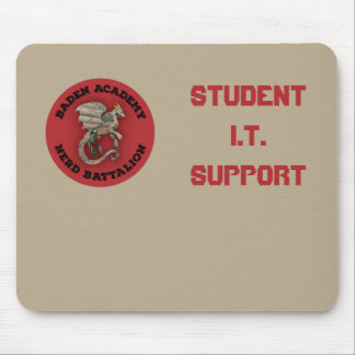 Alfombrilla De Ratón BACS "Apoyo I.T. Estudiantil" Mousepad (Sólo Nerds