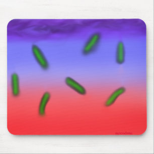 Alfombrilla De Ratón Bacterias termas verdes