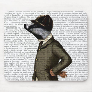 Alfombrilla De Ratón Badger El Retrato Del Piloto