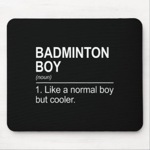 Alfombrilla De Ratón Badminton Boy Noun Definition Shuttle Pl