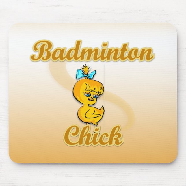 Alfombrilla De Ratón Badminton Chick (Frente)