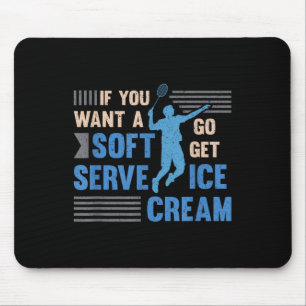 Alfombrilla De Ratón Badminton Player Soft Serve Badminton