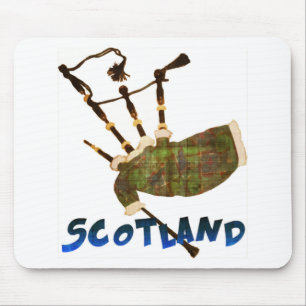 Alfombrilla De Ratón Bagpipes de Escocia