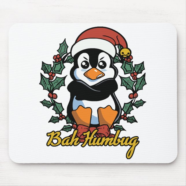 Alfombrilla De Ratón Bah Humbug (Frente)