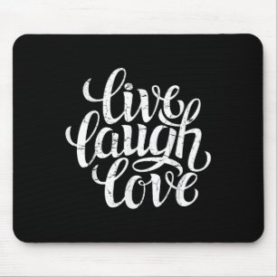Alfombrilla De Ratón Bahaas Tee Live Laugh Love Inspiration Cotes Grap