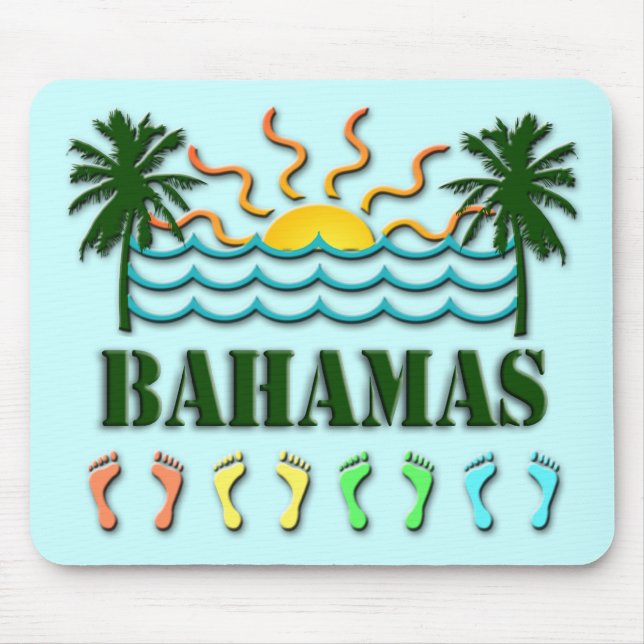 Alfombrilla De Ratón Bahamas Mousepad (Frente)