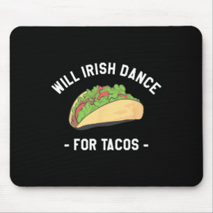 Alfombrilla De Ratón Baila irlandesa por el Día de los Tacos St. Patric