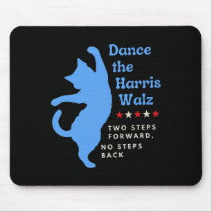 Alfombrilla De Ratón Bailar con los Harris Wheimer 2024 Gato Lady Vote 