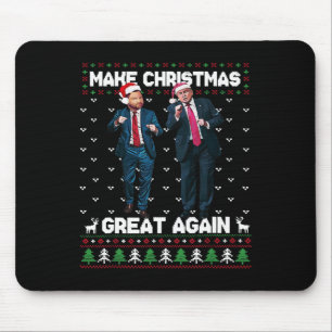 Alfombrilla De Ratón Bailar Con Trump Santa Y Dj Vance Hacer Que Los Na