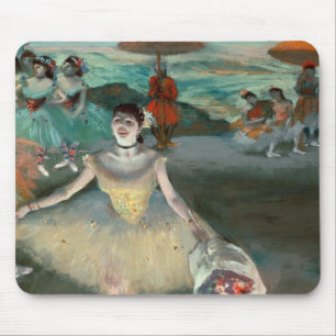 Alfombrilla De Ratón Bailarín de Edgar Degas el   con el ramo,