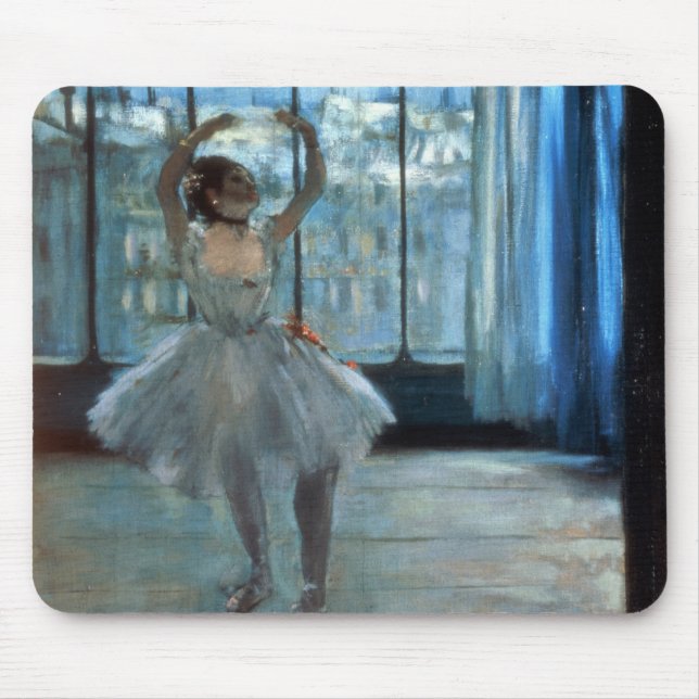 Alfombrilla De Ratón Bailarín de Edgar Degas el | delante de una (Frente)