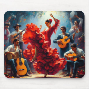 Alfombrilla De Ratón Bailarín de Flamenco Banda de Música Española 