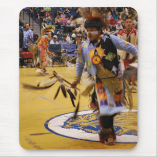Alfombrilla De Ratón Bailarín de Pow Wow nativo americano
