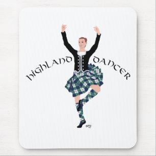 Alfombrilla De Ratón Bailarín escocés Highland Fling