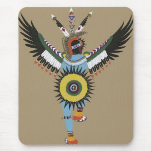 Alfombrilla De Ratón Bailarín-Mousepad del nativo americano