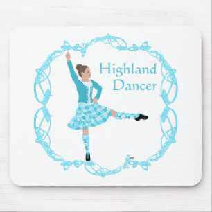 Alfombrilla De Ratón Bailarina de las Highlands escocesas Nudo celta Tu