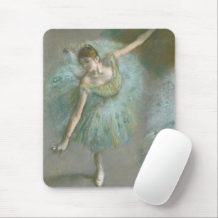 Alfombrilla De Ratón Bailarina en Green Edgar Degas