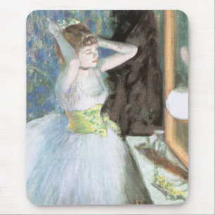 Alfombrilla De Ratón Bailarina en su camerino de Edgar Degas