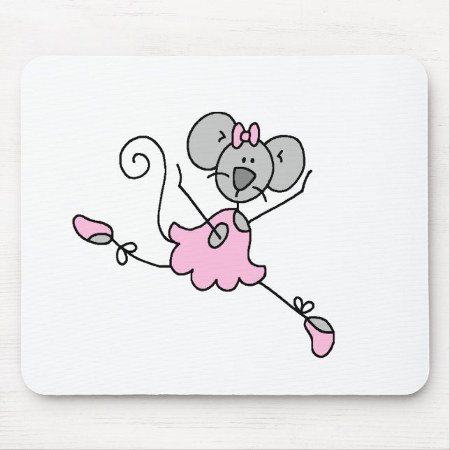 Alfombrilla De Ratón Bailarina una Mousepad del ratón (Frente)