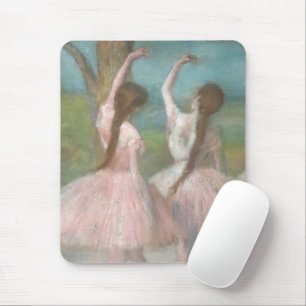 Alfombrilla De Ratón Bailarinas de rosa Edgar Degas
