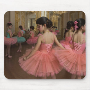 Alfombrilla De Ratón Bailarinas en una gran sala de estilo rocóco